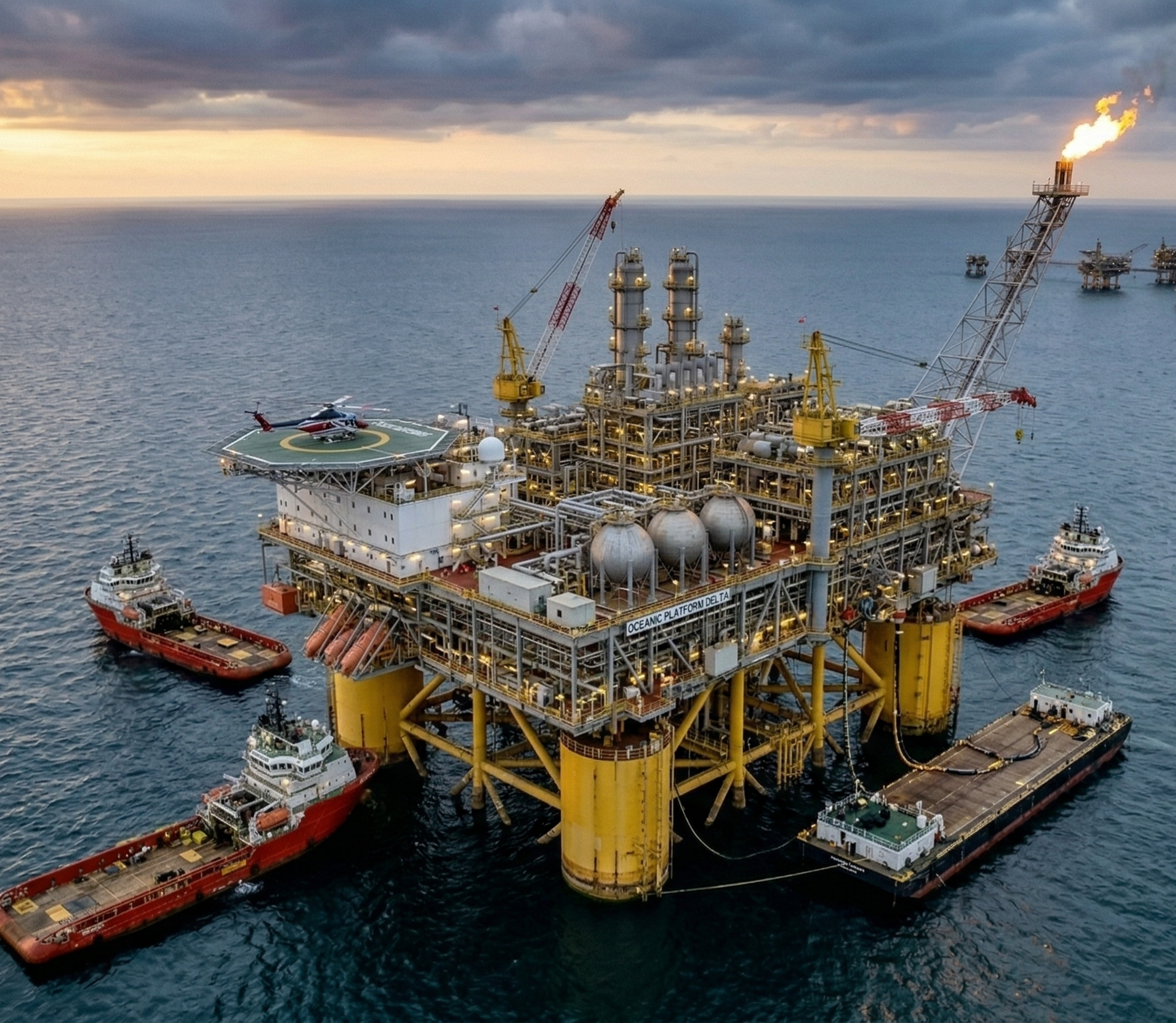 Offshore oil platform — Industries served by Coolrich Engineering